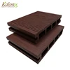 Eco friendly artificial swimming pool non slip composite backyard anti uv exterior wpc hollow decking