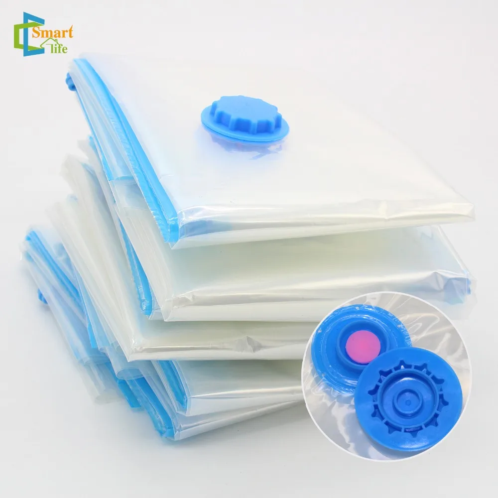 

Large space saver plastic type vacuum storage bag for clothes, Clear