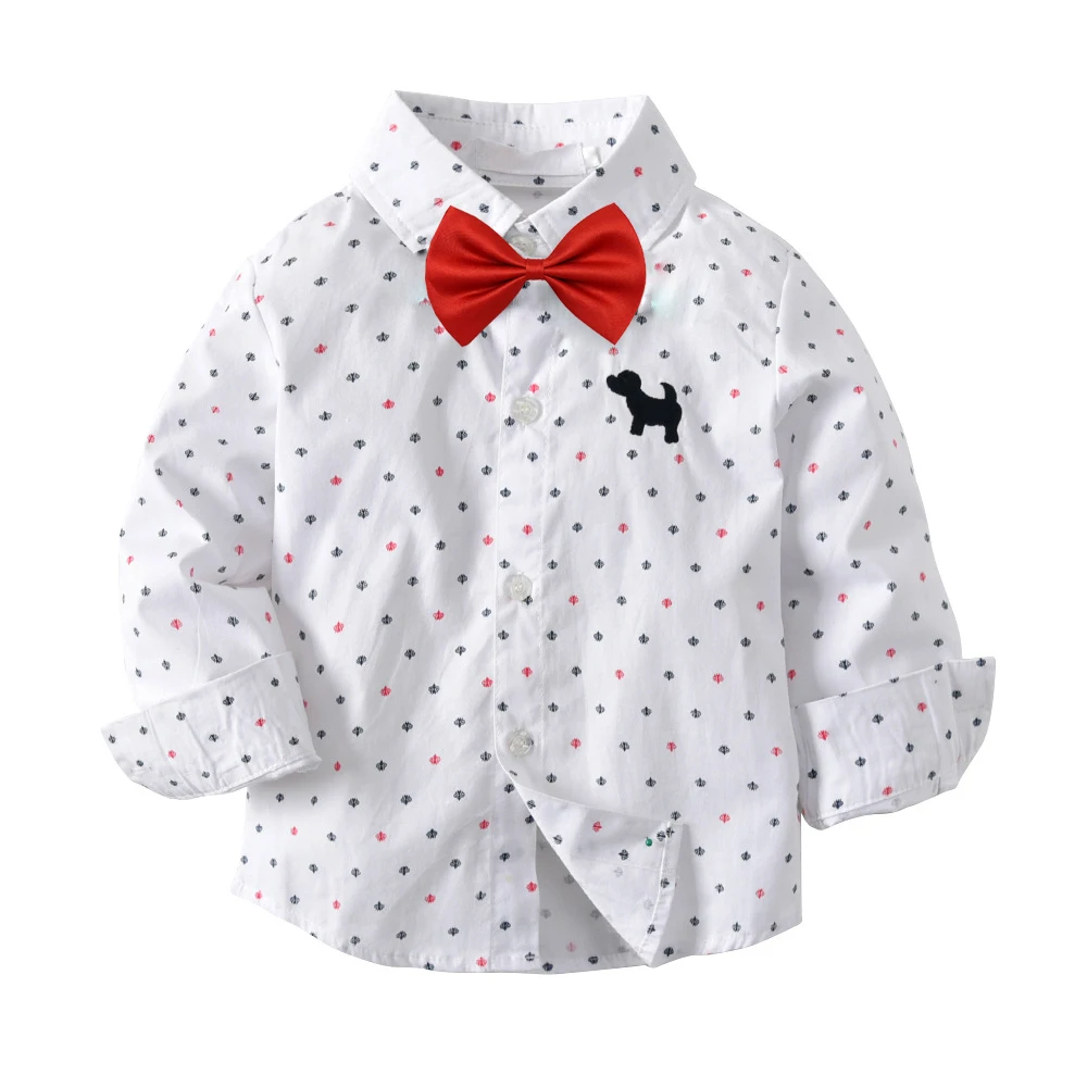 
custom printed baby kids clothes long sleeve shirt 