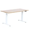 Double motors electric sit to stand height adjustable teaching desk