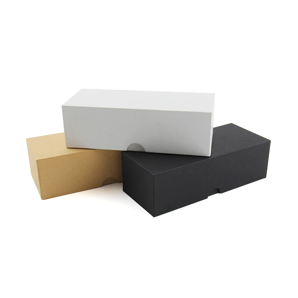 

Newest sunglasses packaging hard paper cardboard case paper packaging box, Black , kraft, white