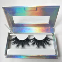 

Custom Eyelash Packaging Box Maynice New Design 25mm 3d Mink Eyelashes