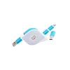 Hot selling 3in1 TPE retractable multi charging usb cable accept PayPal