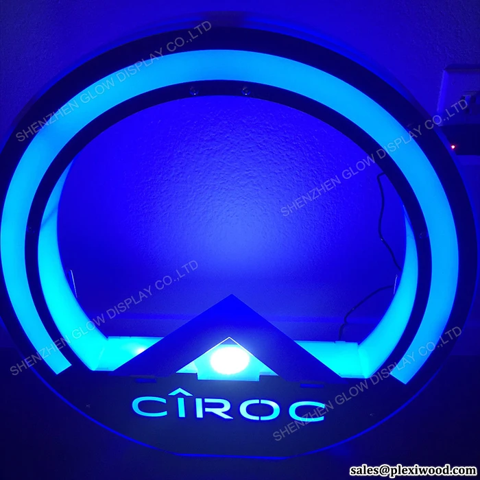 Bright Blue Led Light Single Bottle Ciroc Vodka Bottle Presenter