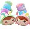 Cute multicolor cute expression of soft caterpillar plush toys A versatile gift that can be folded Doll gifts for growing up