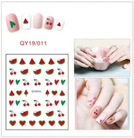 

Wholesale Cute Poached Egg Strawberry Flower Kids Nail Sticker 3d Sticker Nail