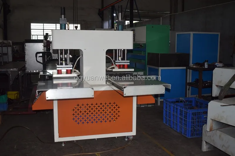 Clothing Embossing Machine Concave And Convex Hydraulic Double Head
