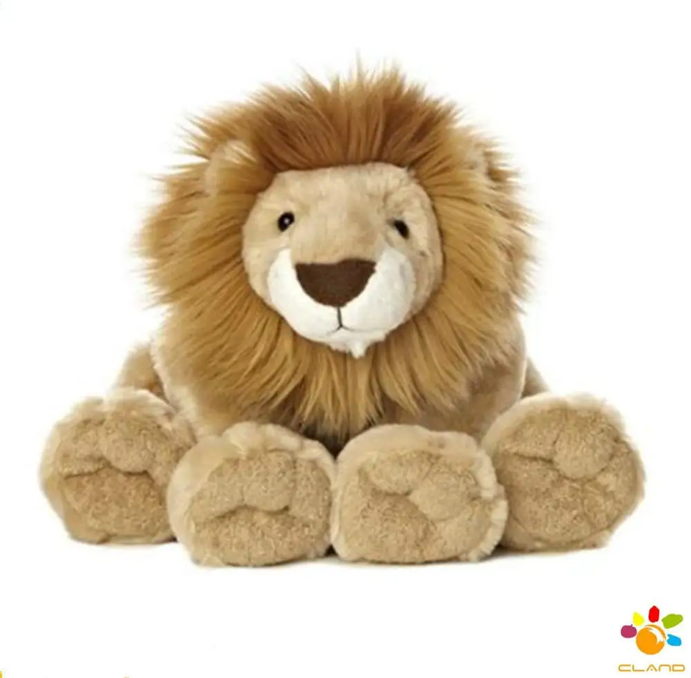 realistic lion stuffed animal