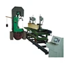 Computer controlled auto wood timber cutting band saw with log carriage
