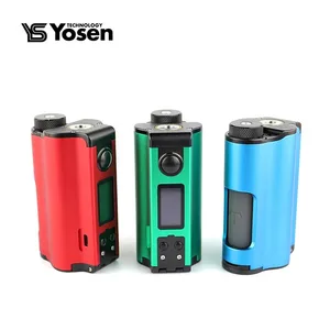 Best Seller In USA 2019 Dovpo Topside Dual Styled Top Fill System 200W TC Dual 18650 Squonk Box Mod