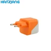 New Phone Accessories Wholesale Colorful EU Plug 2.1A Universal Dual Ports Wall Charger for Iphone