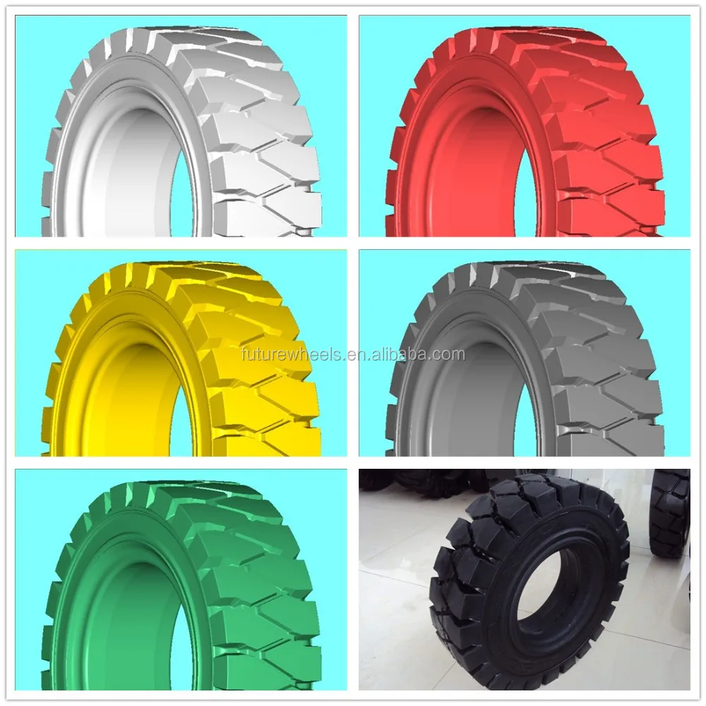 Forklift Solid Tyre/tires,Nonmarking Forklift Solid Tire / Tyre (all