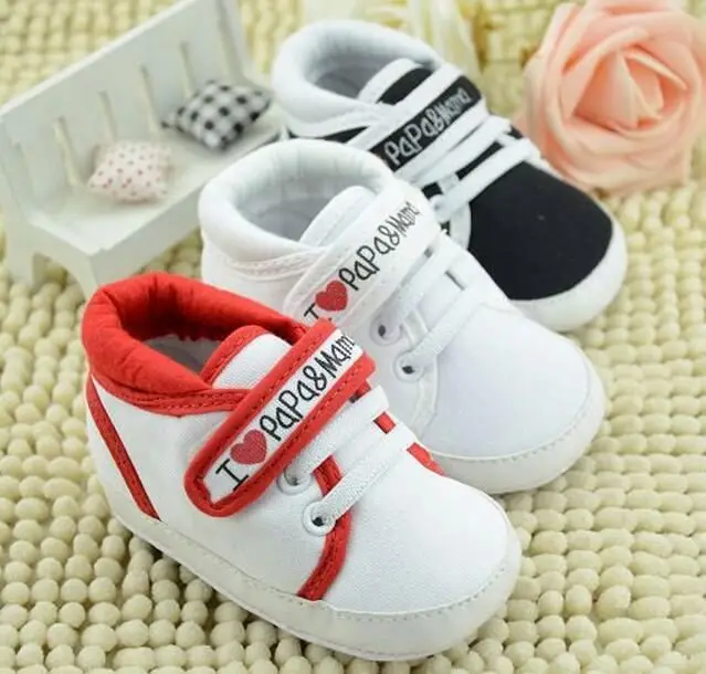 Newborn Soft Sole Crib Shoes Toddler Ribbon Lace Flower Baby Shoes