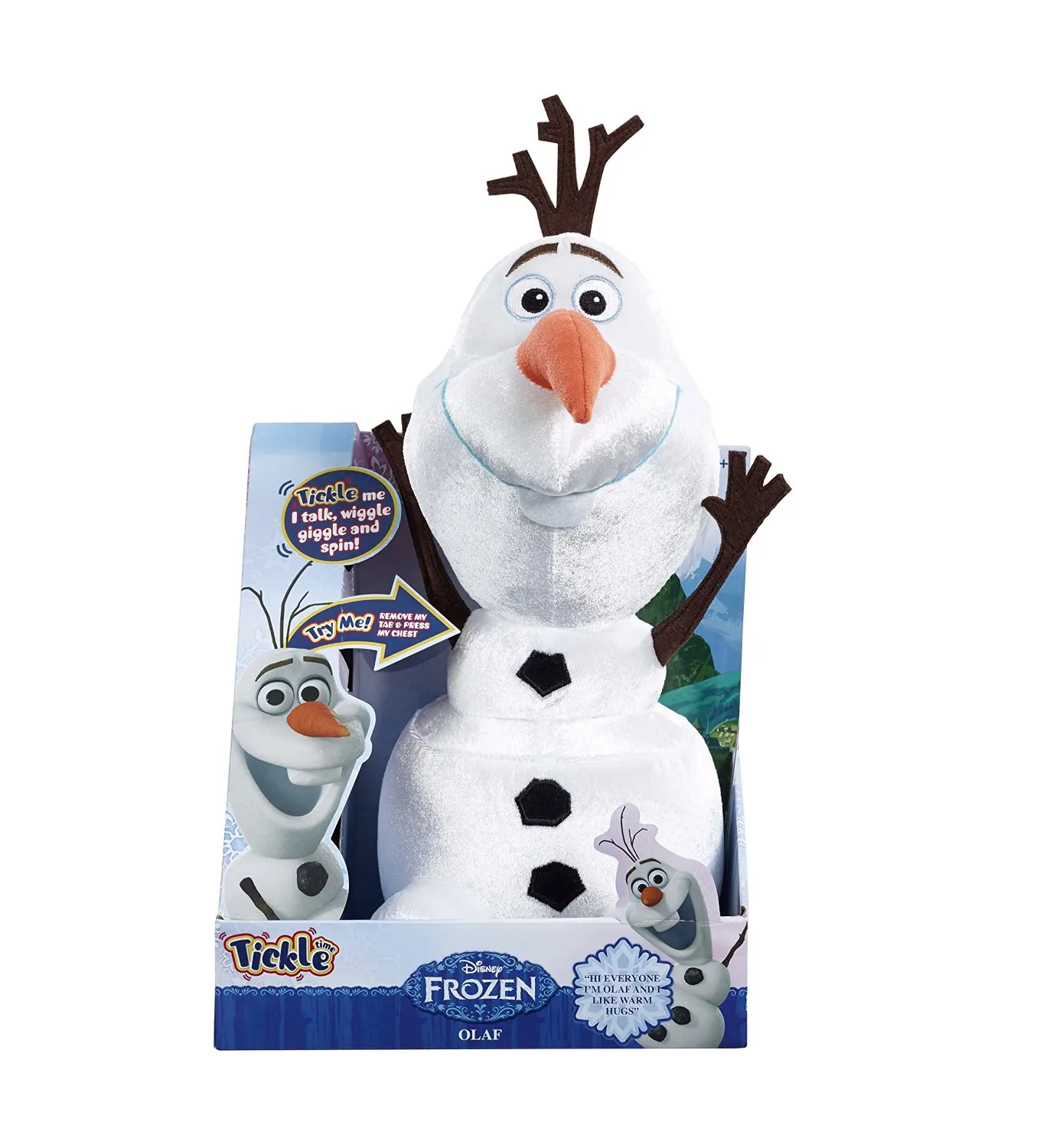 talking olaf soft toy