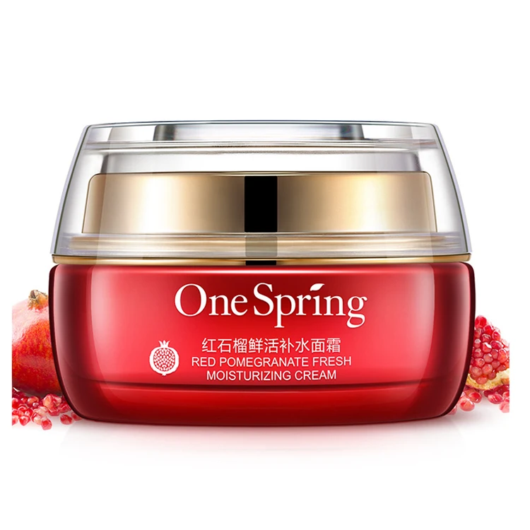 

OEM/ODM One Spring Red pomegranate whitening Face Cream For Hydrating Nourishing Skin Care Tender and Smooth cream