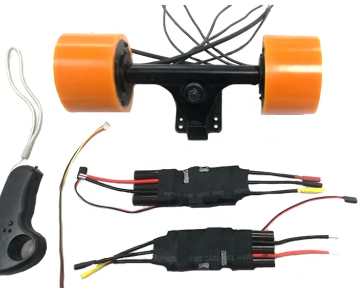 

Freerchobby Belt Drive Electric Skateboard 1500W 83mm 90mm dc Hub Motor combo kits for DIY Electric longboard