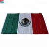 Large silk printing 3ft*5ft cheap Mexico all national flag