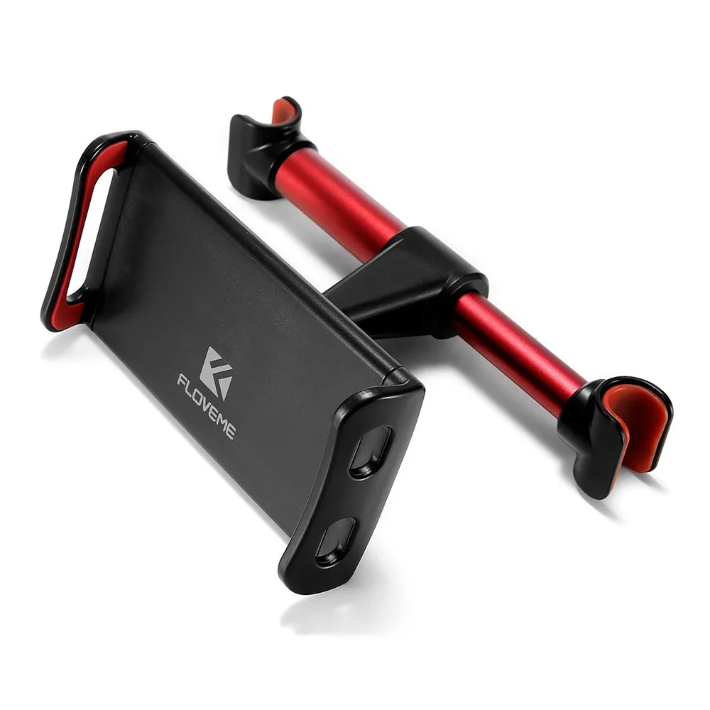 

Free Shipping 4 to 11 inch Alloy Car Seat Tablet Holder FLOVEME 3 in 1 Combo 360 Degree Car Phone Holder