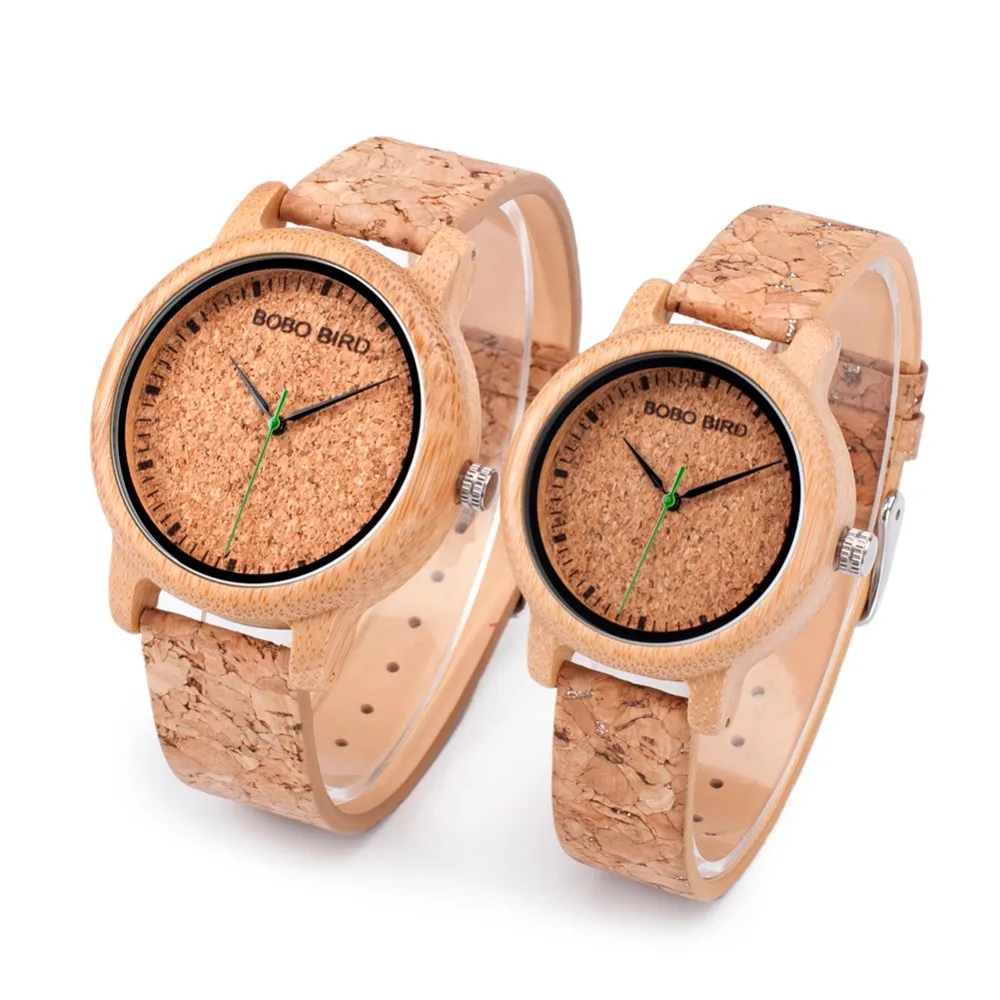 

BOBO BIRD China supplier portable bamboo handcrafted lovers wooden watch with different size case, Picture