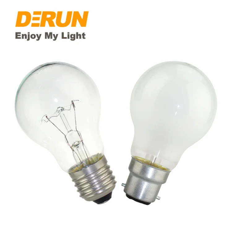 40W 60W 80W 100W Power Clear Frosted Glass Incandescent bulb E27 B22 , INC-A BULB