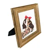 hot sale wooden photo frame with velvet backing 5x7 8x10 standing wood picture frame