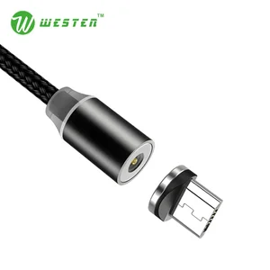 Magnetic Type C Micro USB Braided Charging Cable