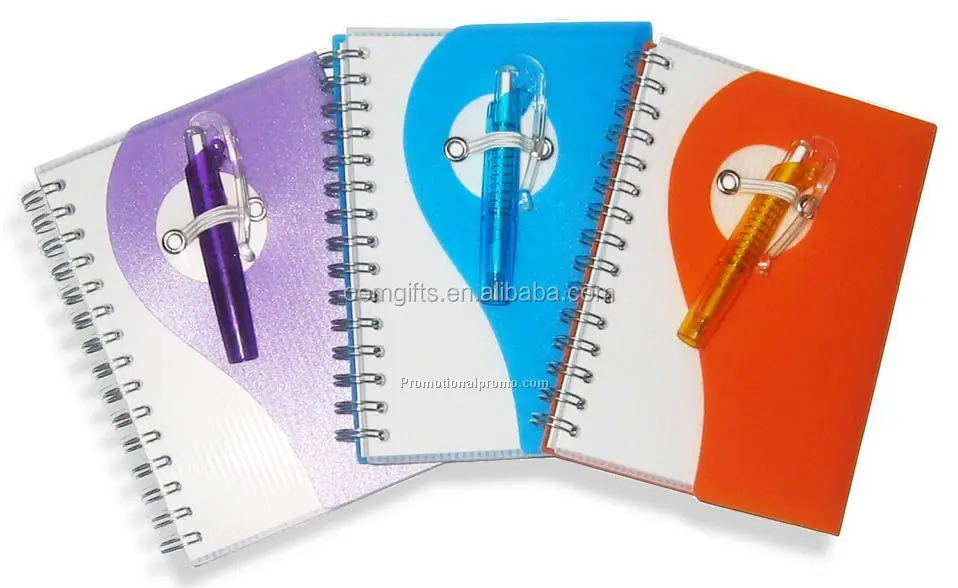 Promotional Custom Notebook with Pen PP Cover A6 Mini Notebook Composition Book