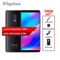 

Wholesale Blackview MAX 1 Projector Mobile Phone AMOLED 4680mAh Android 8.1 Mini Projector Portable Home Theater 6GB+64GB NFC