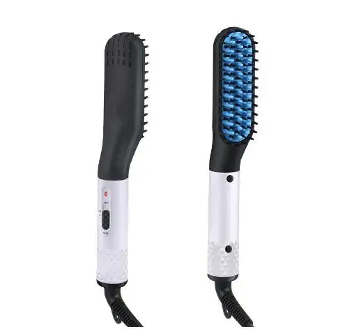 

Drop shipping Hot China men heating power cable fast dryer tool beard brush hair straightener