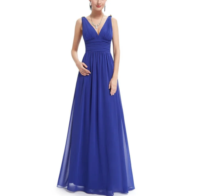 

Wholesale Sleeveless Dress Backless Long Evening Party Dresses, All available