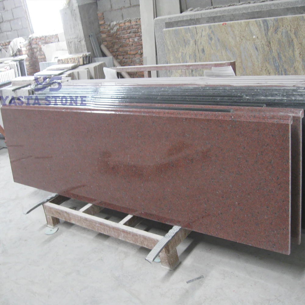 Factory Cheap Price Prefab Slabs South Africa Red Granite Kitchen ...