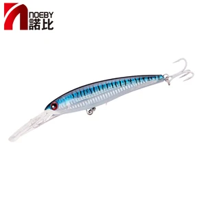 Customized cheap fishing tackle minnow noeby tuna trolling lures