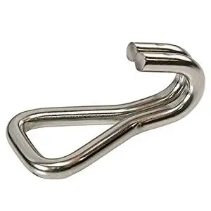 Double-J Stainless Steel Long Wire Hook 1"