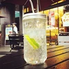 juice fashionable patterns crystal Jar with lids