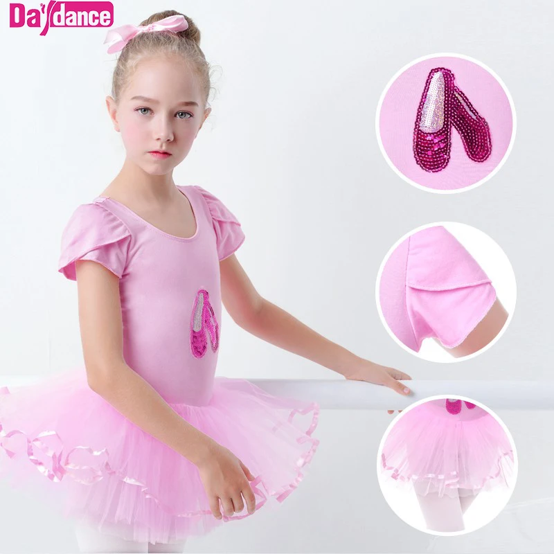 

Pretty Sequins Girls Princess Ballet Tutu Dress