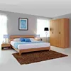 China factory top quality cheap modern design wood bedroom furniture set