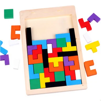 wooden shape puzzle for toddlers