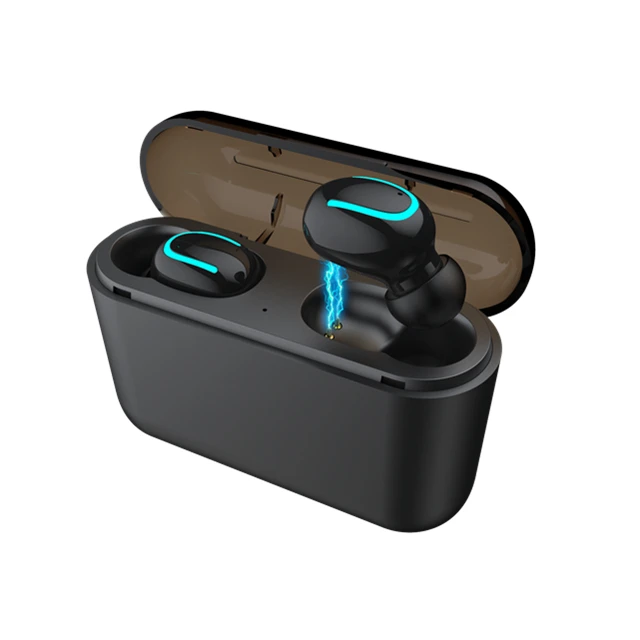 

Q32 wireless earphone in-ear stereo subwoofer sports headset mini charging compartment lasting battery life