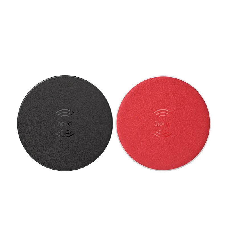 

HOCO CW14 5W Round Charger Wireless Pad, Black;red