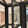 Shanghai Huazhijie double leaf window,casement, sliding, tilt&turn,fixed aluminium glass window manufacturer