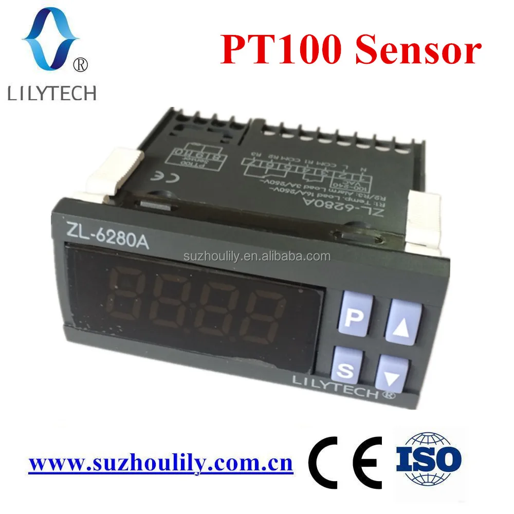 
ZL 6280A, 400C, 16A, PT100, Temperature Controller, PT100 Thermostat, Lilytech 