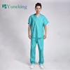 Custom High Quality Cotton Polyester V-Neck Hospital Medical Uniform Unisex Nursing Scrubs Set Uniform