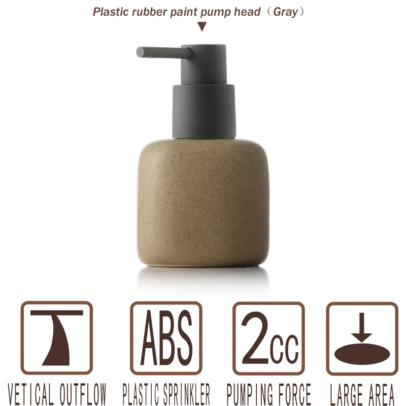 
Chinese manufacturers wholesale square natural tea glaze ceramic manual emulsion water dispenser 