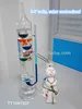2 in 1 Galileo Thermometer and Glass Barometer