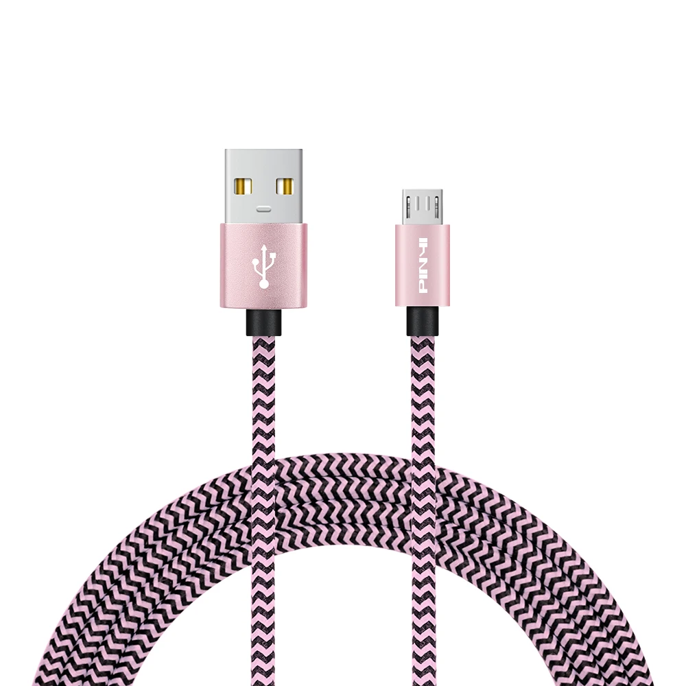 

pinyi braided usb cable charging micro cable