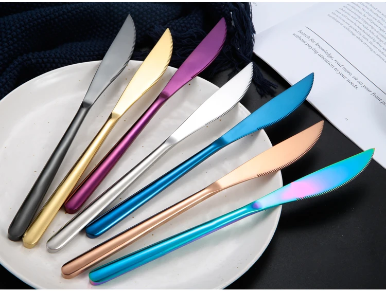 Portable Flatware High Quality Korean Cutlery Dinner Knife,Stainless ...