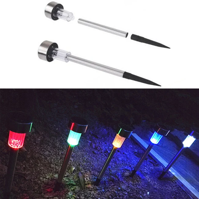 
Ningbo factory high power white led outdoor solar garden stainless steel decoration light 