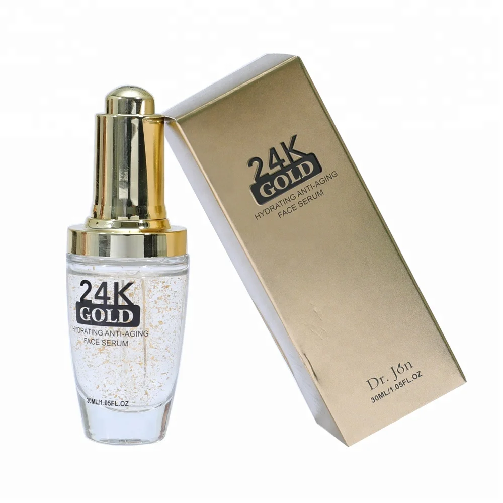 

Wholesale ageless anti-wrinkle face lift 24k gold vit c face serum, Transparent