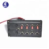 IP68 4/ 6 Gang Plastic Toggle Switch Panel 12V with breakers