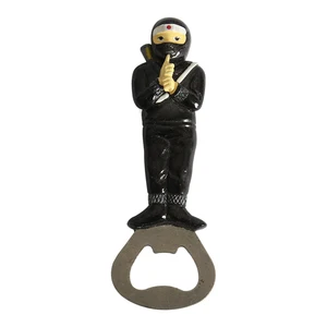 Image of Limited Promotion polyresin Japan Ninja bottle opener fridge magnet